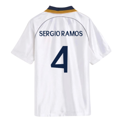 1998-2000 Real Madrid Reissue Home Shirt (Sergio Ramos 4)