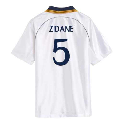 1998-2000 Real Madrid Reissue Home Shirt (Zidane 5)