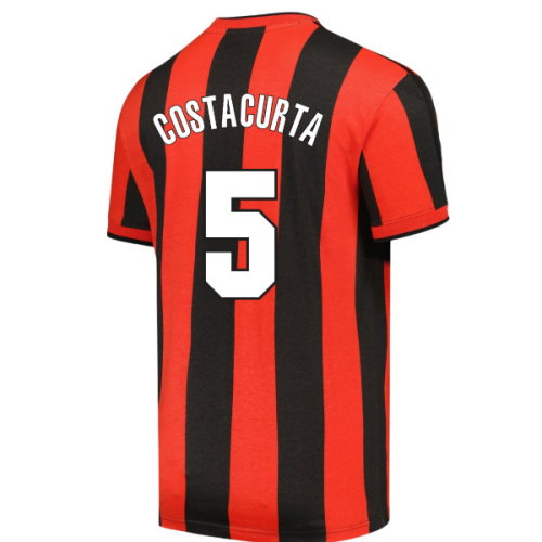 1998 AC Milan Archive T-shirt (Red-Black) (Costacurta 5)