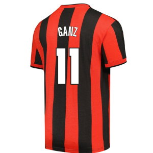 1998 AC Milan Archive T-shirt (Red-Black) (Ganz 11)