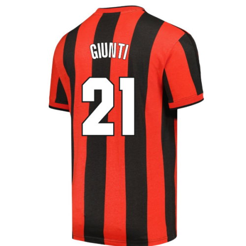 1998 AC Milan Archive T-shirt (Red-Black) (Giunti 21)