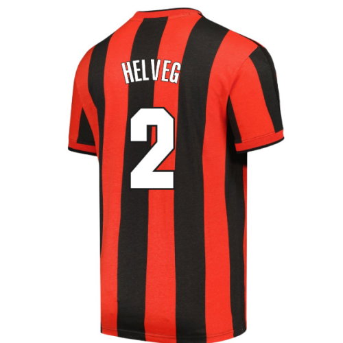 1998 AC Milan Archive T-shirt (Red-Black) (Helveg 2)