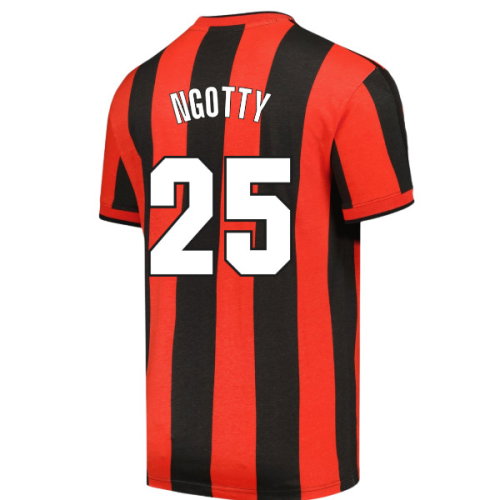 1998 AC Milan Archive T-shirt (Red-Black) (Ngotty 25)