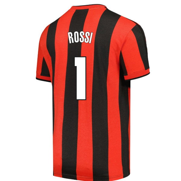 1998 AC Milan Archive T-shirt (Red-Black) (Rossi 1)