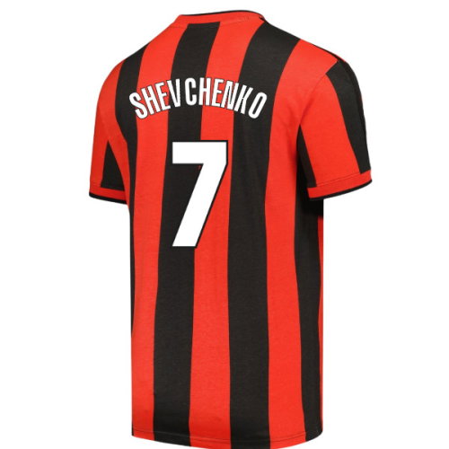 1998 AC Milan Archive T-shirt (Red-Black) (Shevchenko 7)