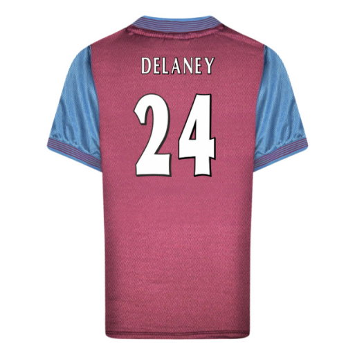 1998 Aston Villa Home Retro Shirt (Delaney 24)