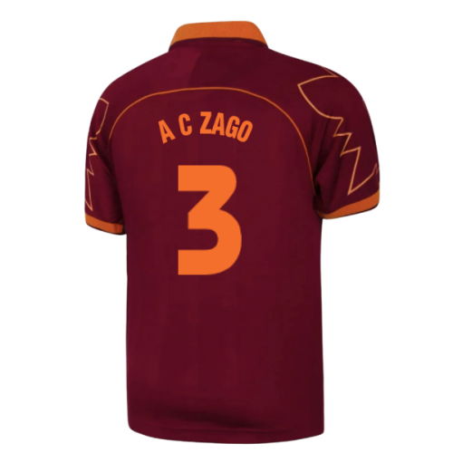 1999-2000 Roma Home Retro Football Shirt (A C Zago 3)