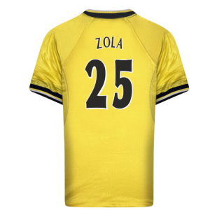 1999 Chelsea Third Retro Football Shirt (Zola 25)