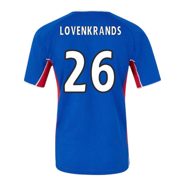 2001-2002 Rangers Retro Home Shirt (Lovenkrands 26)