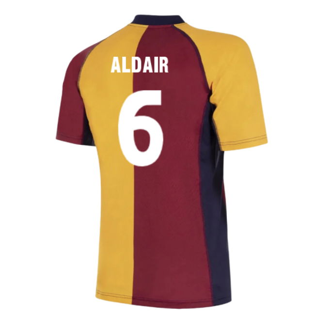 2001-2002 Roma European Retro Football Shirt (Aldair 6)