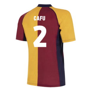 2001-2002 Roma European Retro Football Shirt (Cafu 2)