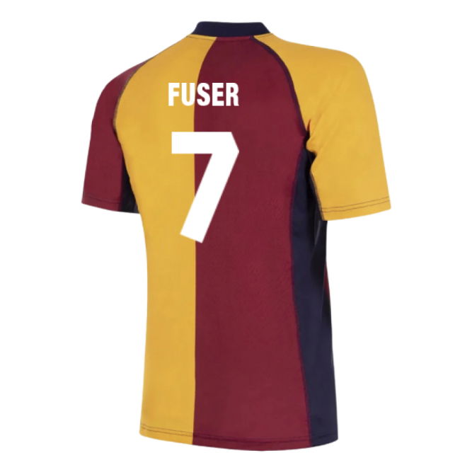 2001-2002 Roma European Retro Football Shirt (Fuser 7)
