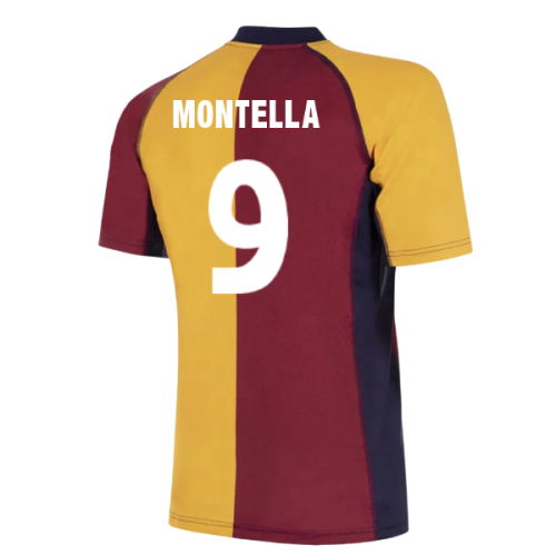2001-2002 Roma European Retro Football Shirt (Montella 9)