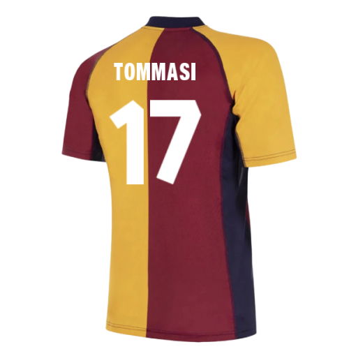 2001-2002 Roma European Retro Football Shirt (Tommasi 17)