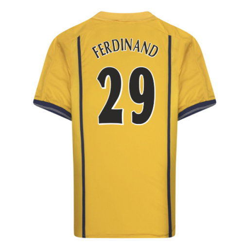 2001 Leeds United Away Retro Shirt (Ferdinand 29)