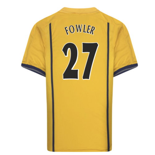 2001 Leeds United Away Retro Shirt (Fowler 27)