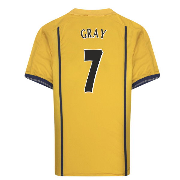 2001 Leeds United Away Retro Shirt (Gray 7)