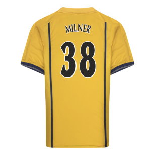 2001 Leeds United Away Retro Shirt (Milner 38)