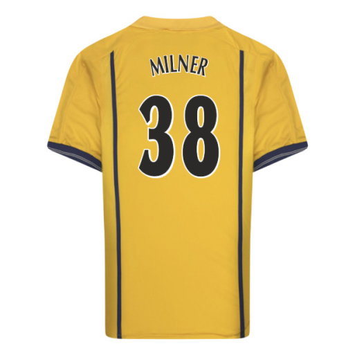 2001 Leeds United Away Retro Shirt (Milner 38)