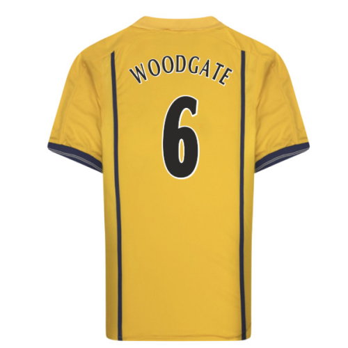 2001 Leeds United Away Retro Shirt (Woodgate 6)