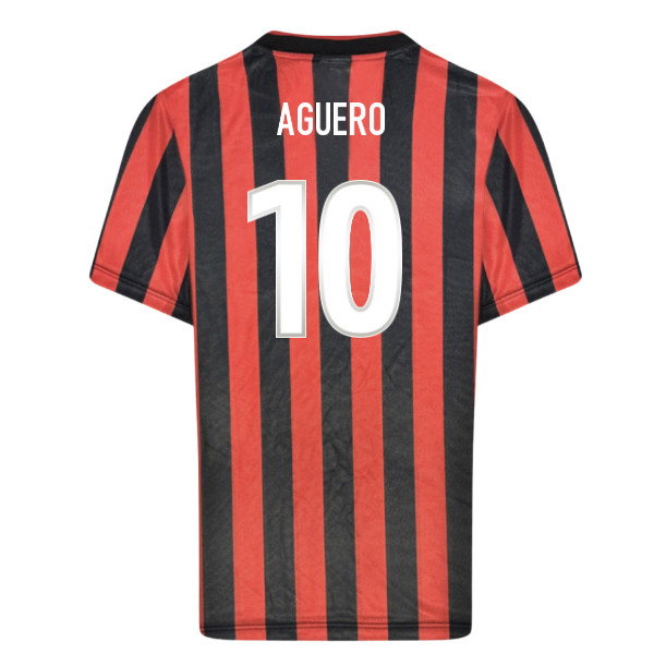 2001 Manchester City Away Retro Shirt (Aguero 10)