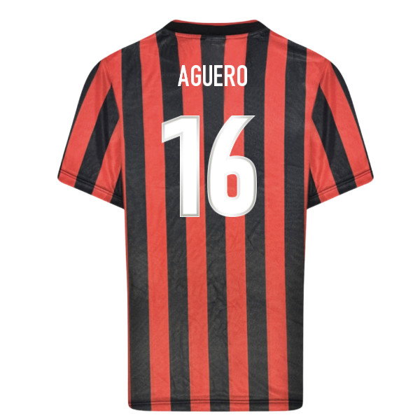 2001 Manchester City Away Retro Shirt (Aguero 16)