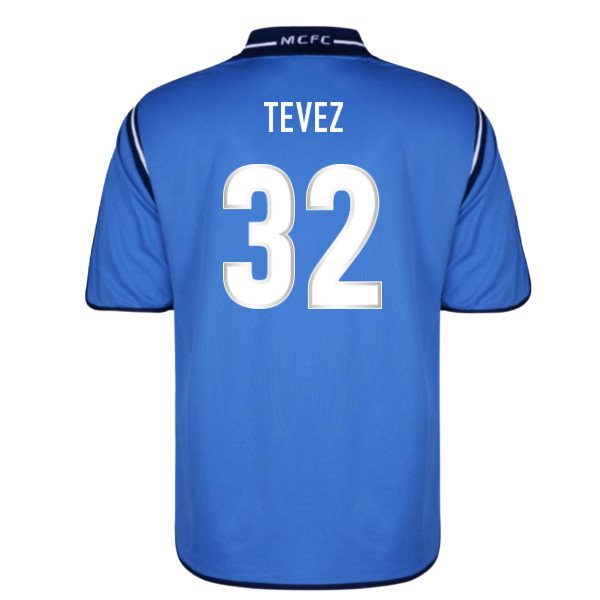 2001 Manchester City Home Retro Shirt (Tevez 32)