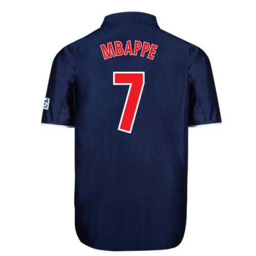2001 PSG Paris Saint Germain Home Retro Shirt (MBAPPE 7)