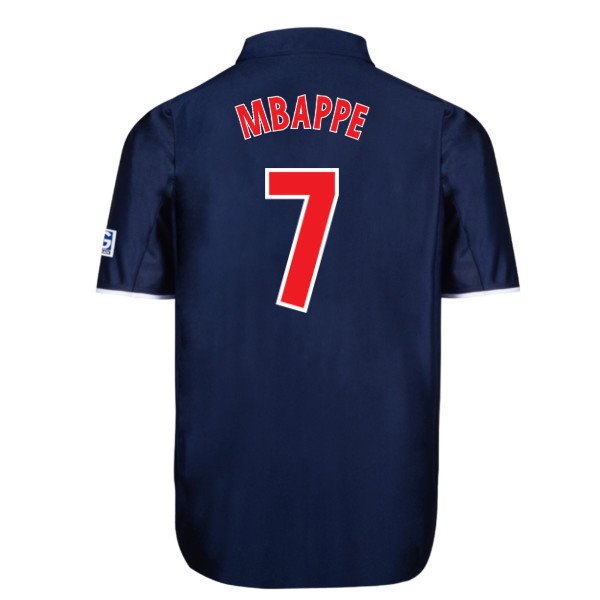 2001 PSG Paris Saint Germain Home Retro Shirt (MBAPPE 7)
