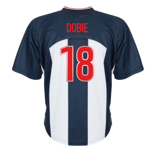 2001 WBA West Bromwich Albion Retro Home Shirt (Dobie 18)