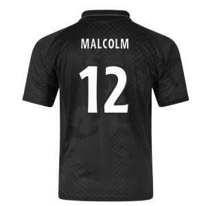 2002-2003 Rangers Retro Home Blackout Shirt (Malcolm 12)
