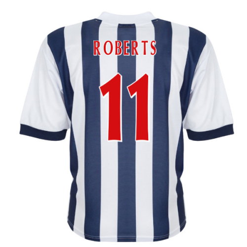 2002-2003 West Brom Retro Home Shirt (Roberts 11)