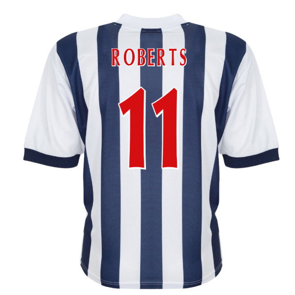 2002-2003 West Brom Retro Home Shirt (Roberts 11)
