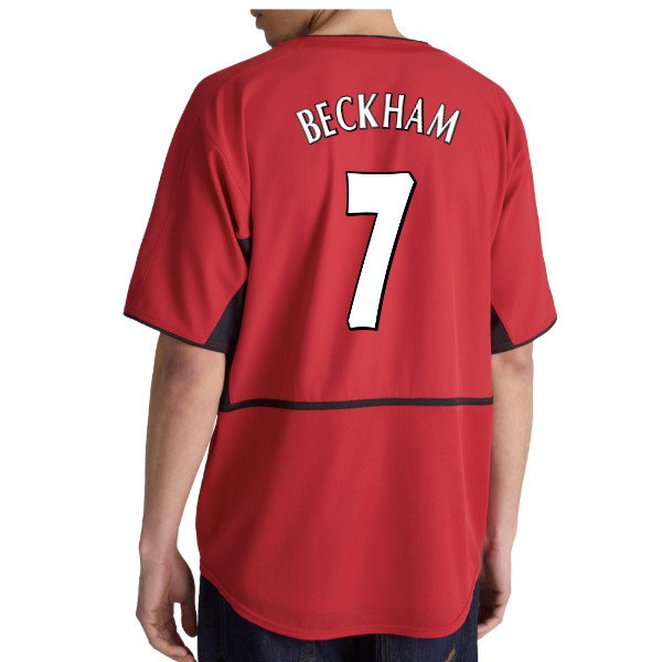 2002-2004 Manchester United Home Retro Shirt (Beckham 7)