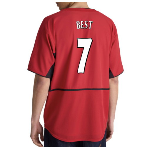 2002-2004 Manchester United Home Retro Shirt (Best 7)