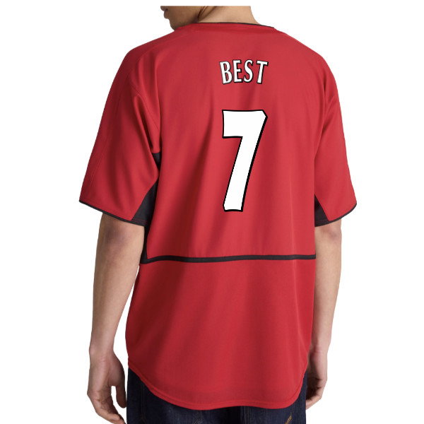 2002-2004 Manchester United Home Retro Shirt (Best 7)
