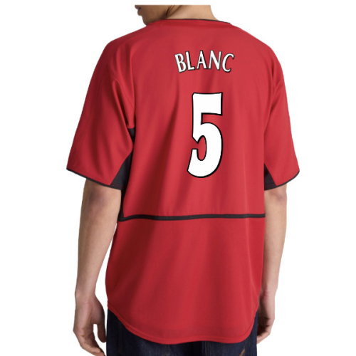 2002-2004 Manchester United Home Retro Shirt (Blanc 5)