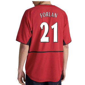 2002-2004 Manchester United Home Retro Shirt (Forlan 21)