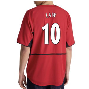 2002-2004 Manchester United Home Retro Shirt (Law 10)
