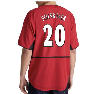 2002-2004 Manchester United Home Retro Shirt (Solskjaer 20)