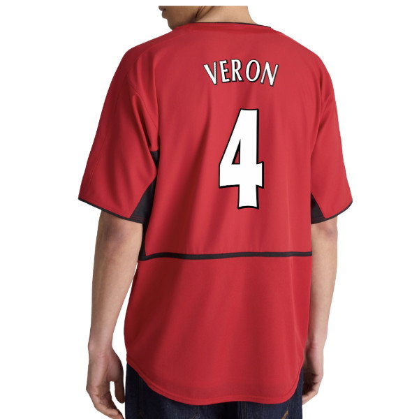 2002-2004 Manchester United Home Retro Shirt (Veron 4)