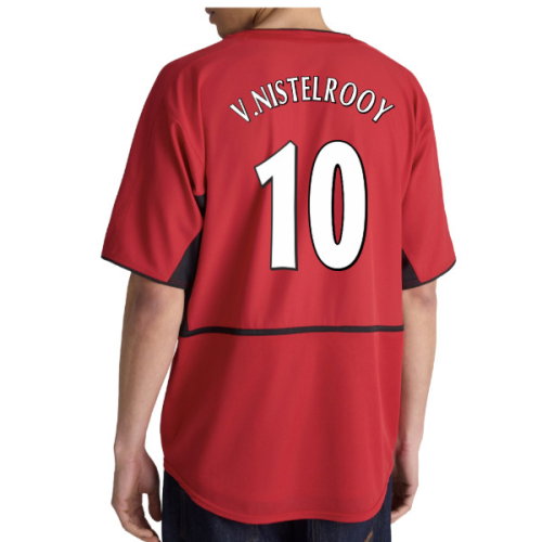 2002-2004 Manchester United Home Retro Shirt (V.Nistelrooy 10)