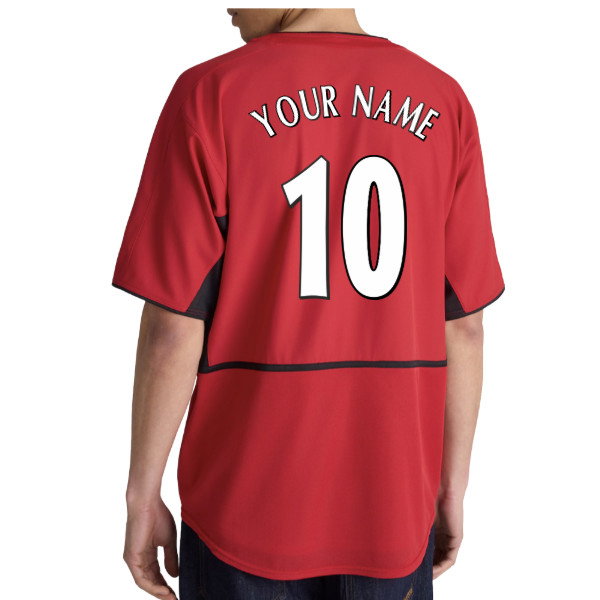 2002-2004 Manchester United Home Retro Shirt (Your Name)