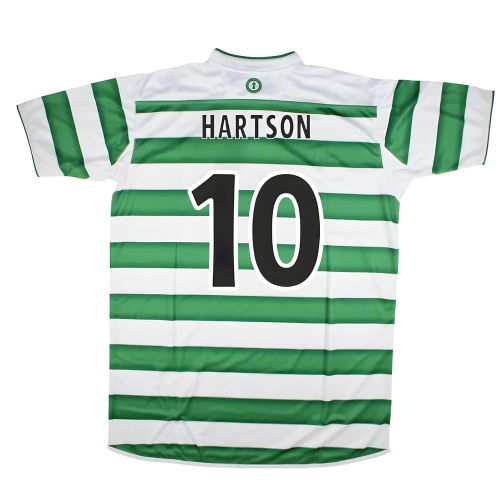 2003-2004 Celtic Retro Home Shirt (Hartson 10)