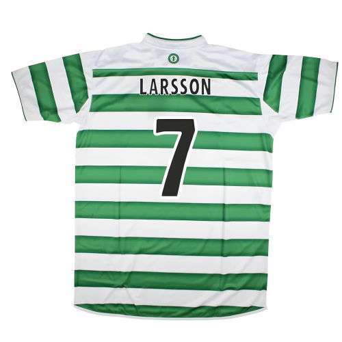 2003-2004 Celtic Retro Home Shirt (Larsson 7)