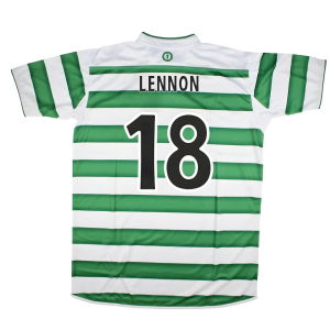 2003-2004 Celtic Retro Home Shirt (Lennon 18)