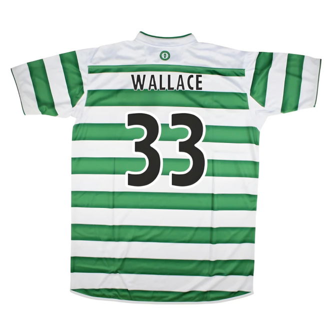 2003-2004 Celtic Retro Home Shirt (Wallace 33)