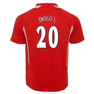 2005-2006 Liverpool Home CL Retro Shirt (DIOGO J. 20)