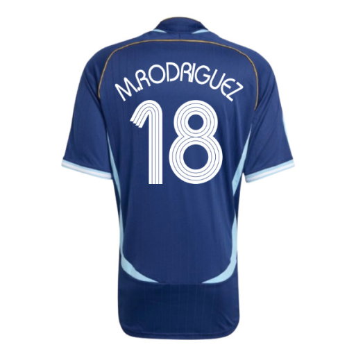 2006 Argentina adidas Reissue Away Shirt (M.Rodriguez 18)