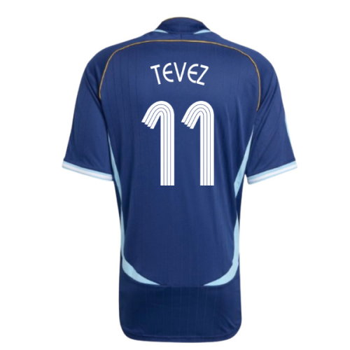 2006 Argentina adidas Reissue Away Shirt (Tevez 11)
